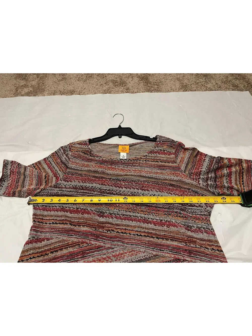 Lot of 2 Ruby Rd. Size 1X Women's Blouse  Feather & Stripe Print Top NWT Size 1X - Picture 6 of 15